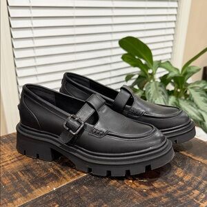Circus by Sam Edelman Black Chunky Loafers